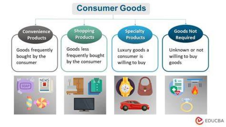 What are consumer goods and services?