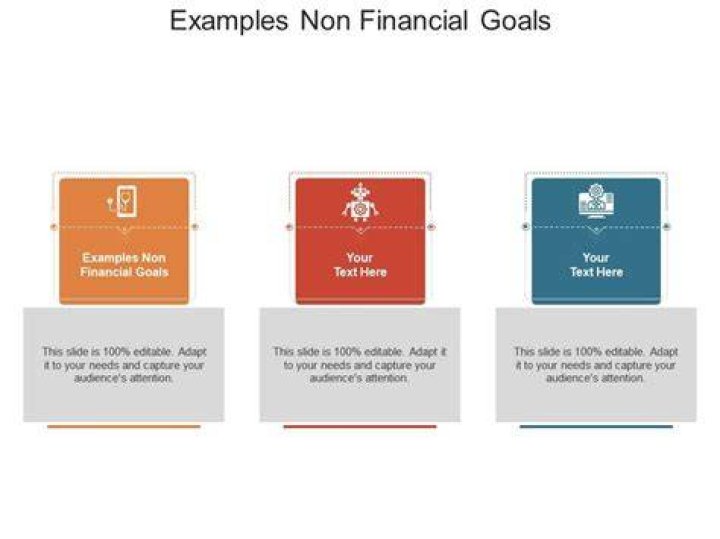 What are non-financial goals examples?