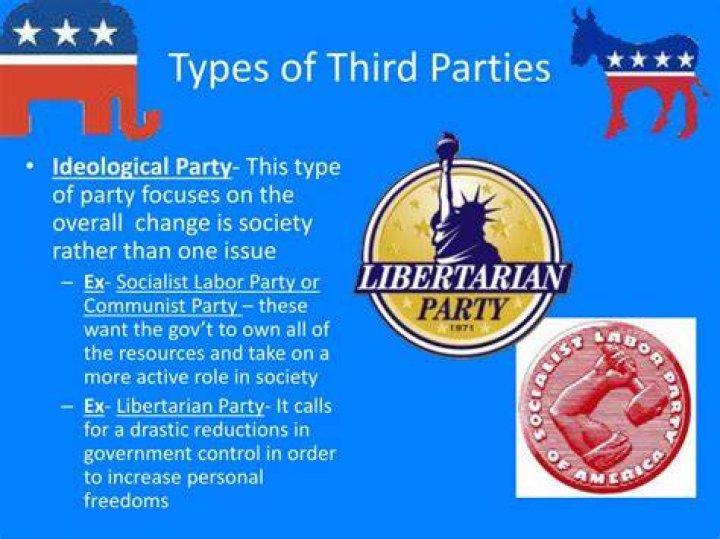 What are the 3 major parties?