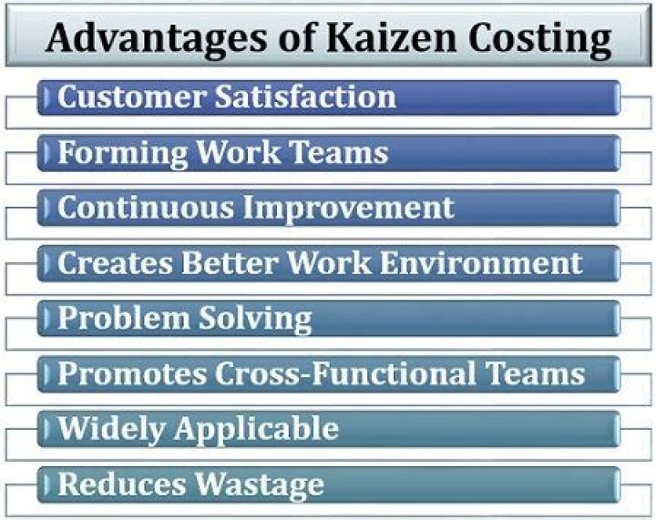 What are the advantages and disadvantages for Kaizen?
