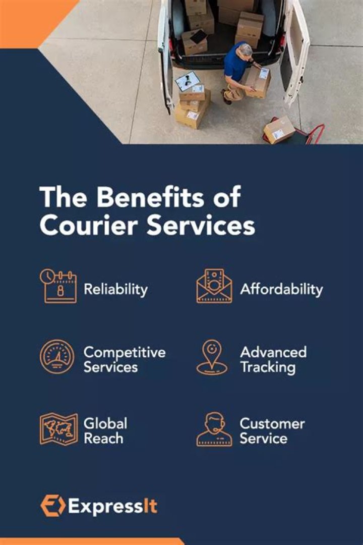 What are the advantages of using a courier service?