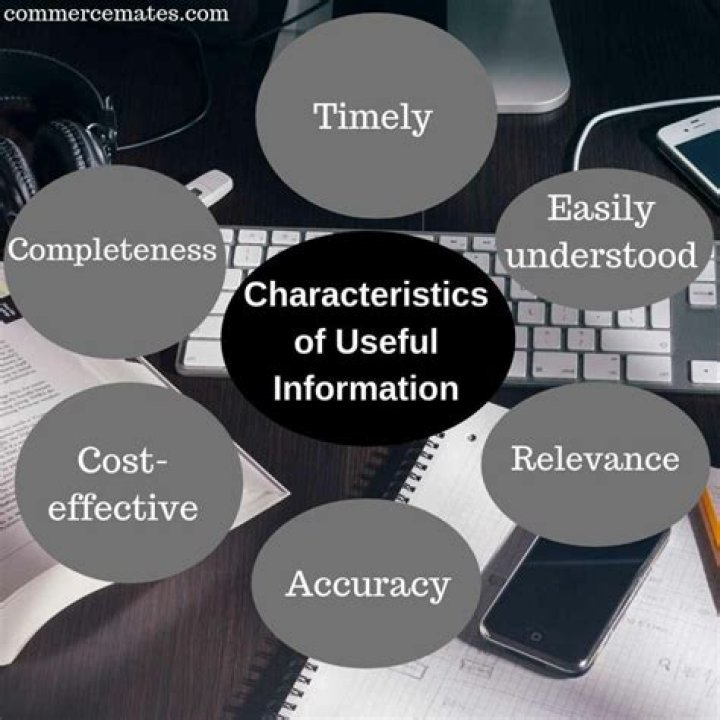 What are the characteristics of good information in business?