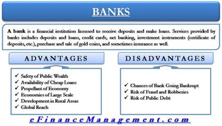 What are the disadvantages of a savings and loans bank?
