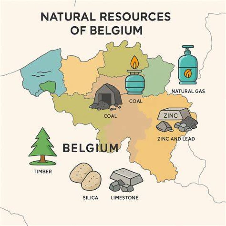 What are the main resources of Belgium?