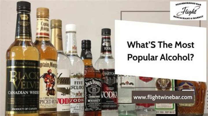 What are the most common alcohols?