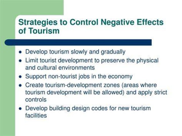 What are the negative effects of tourism?