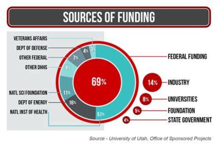 What are the primary source of the government funds?