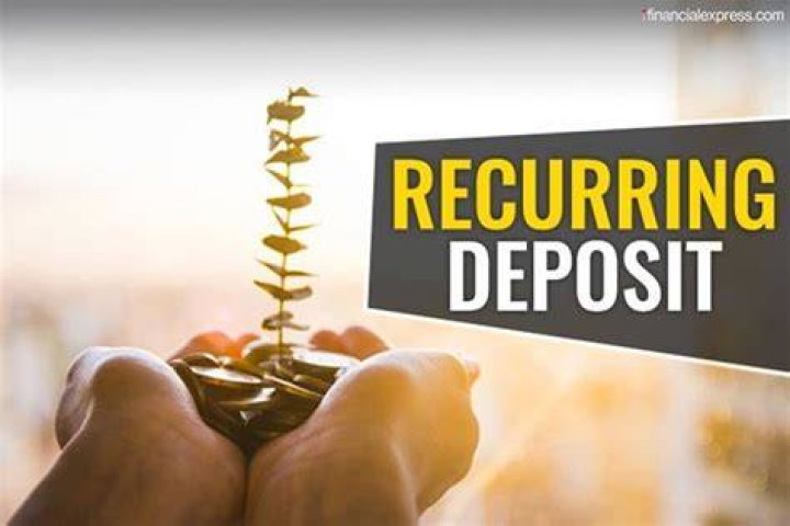 What are the steps in opening a recurring deposit account?