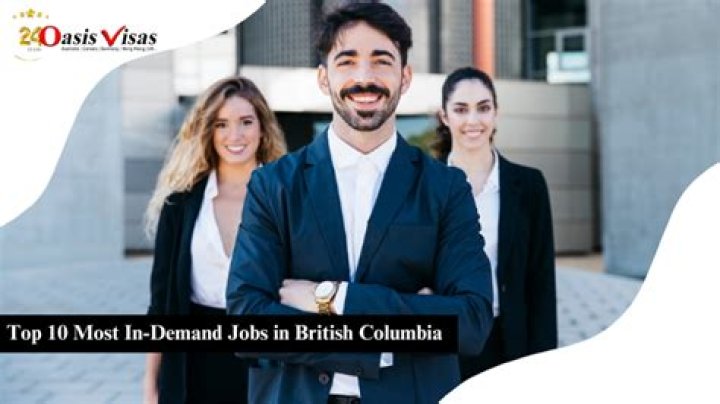 What are the top jobs in British Columbia?