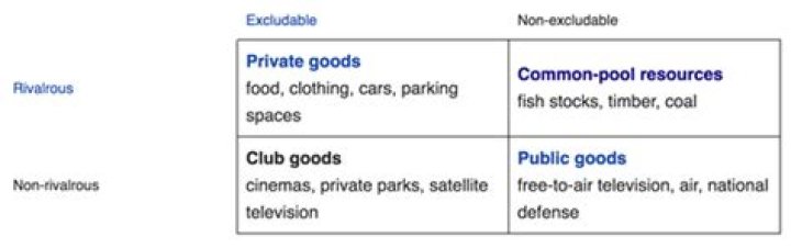 What are the two characteristics of public goods quizlet?