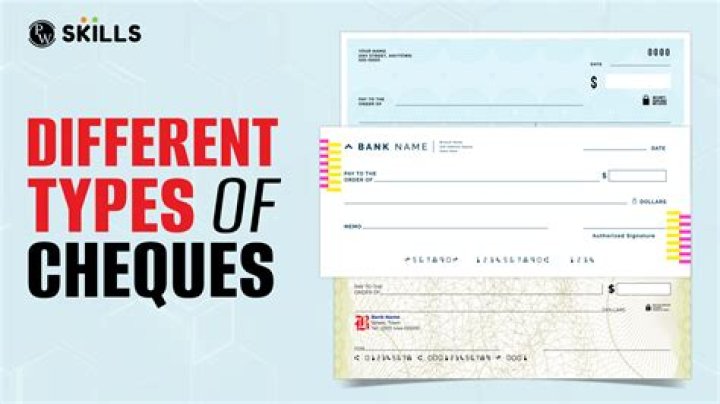 What are the types of bank Cheques?