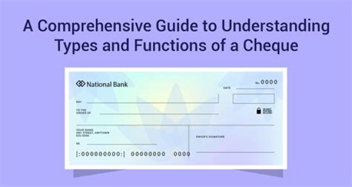 What do u mean by cheque?