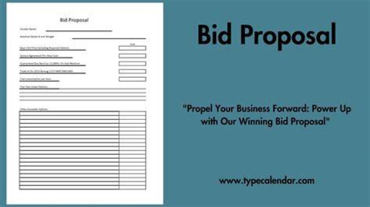 What does get bids mean?