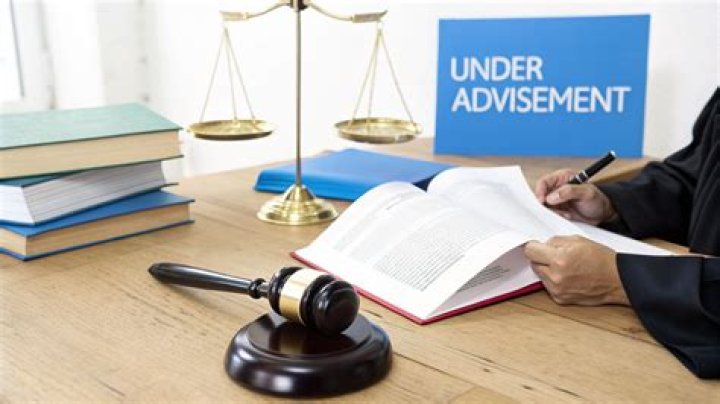 What does it mean when a judge says he will take it under advisement?