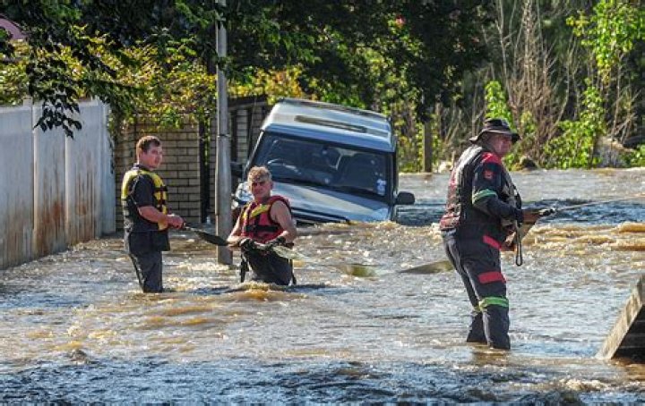 What does it mean when a river bursts its banks?