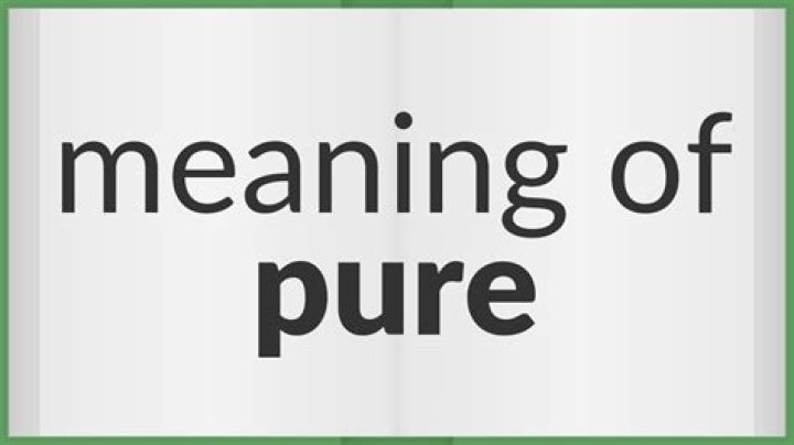 What does pure service mean?