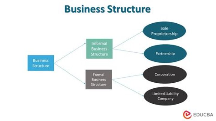 What does structure of a business mean?
