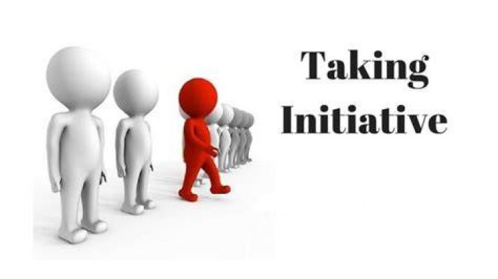 What does taking initiative mean?