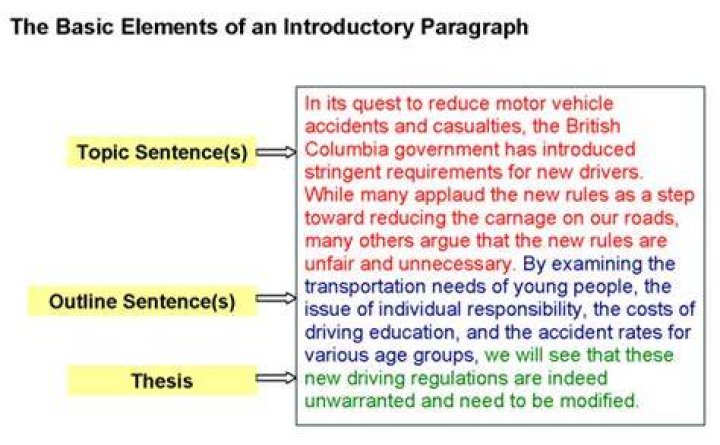 What elements should an introduction include?