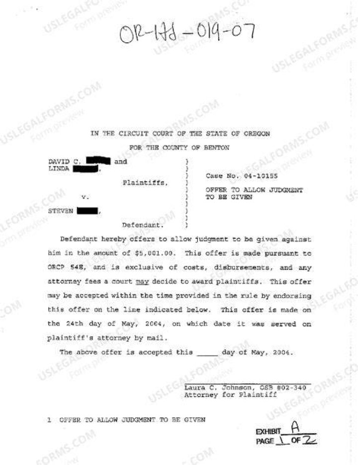 What is a civil action order?