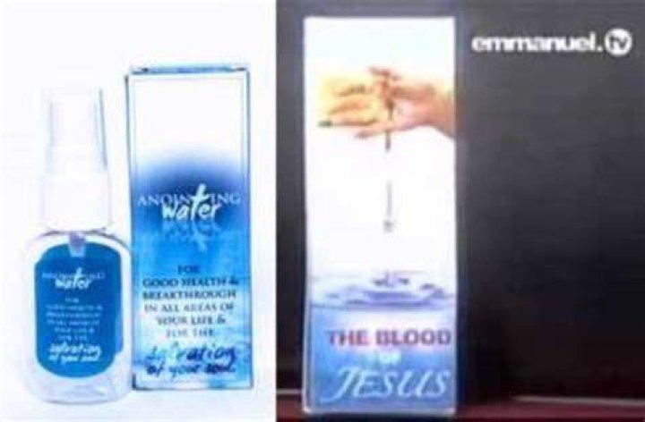 What is anointed water?