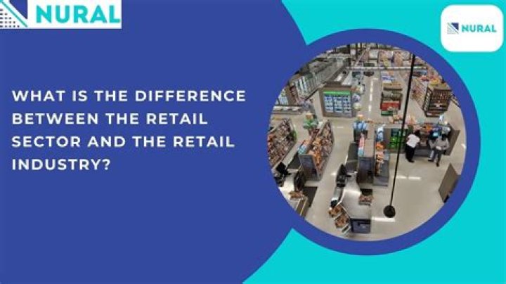 What is included in the retail sector?
