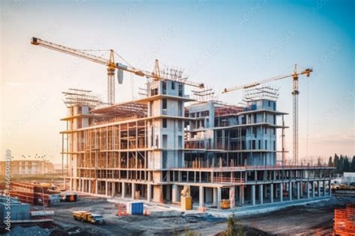 What is it called when a building is being built?