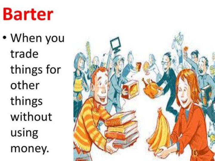 What is it called when people trade without using money?