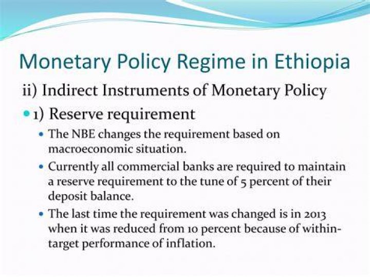 What is monetary system in Ethiopia?