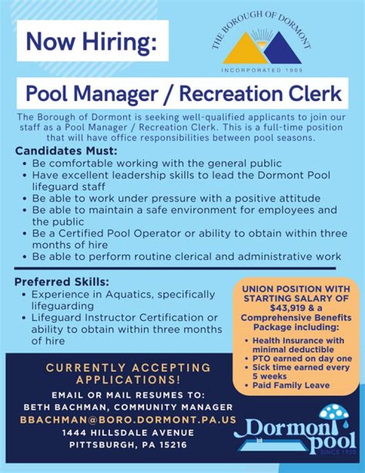 What is Pool clerk?
