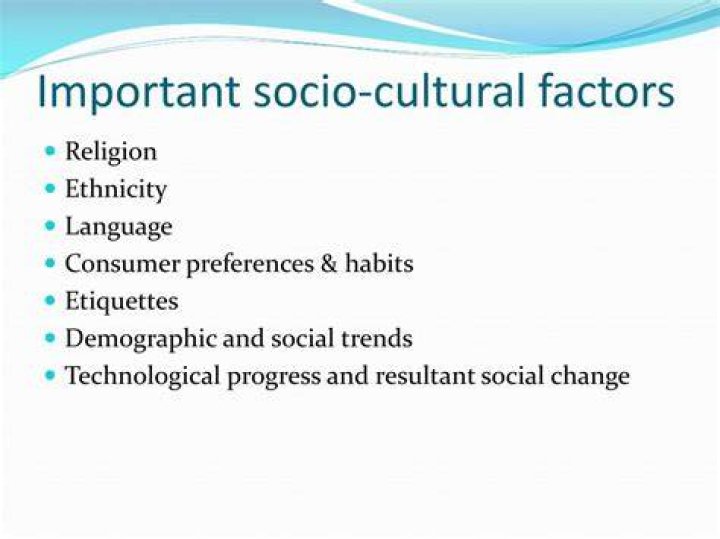 What is socio-cultural environment?