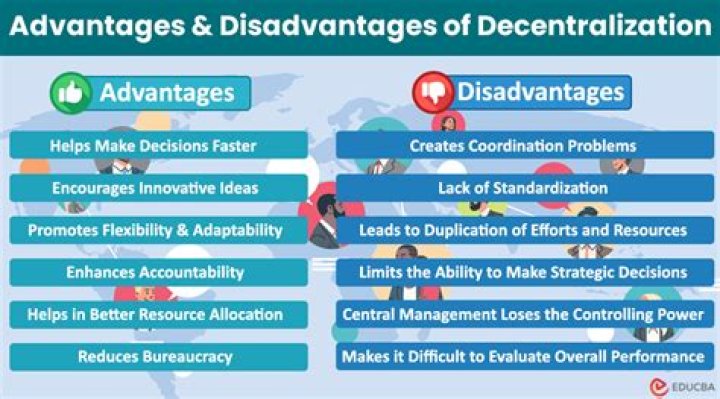 What is the advantage of decentralization?