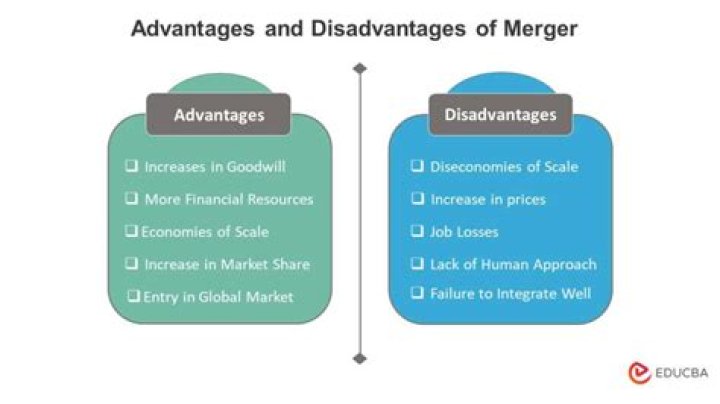What is the advantage of merger?
