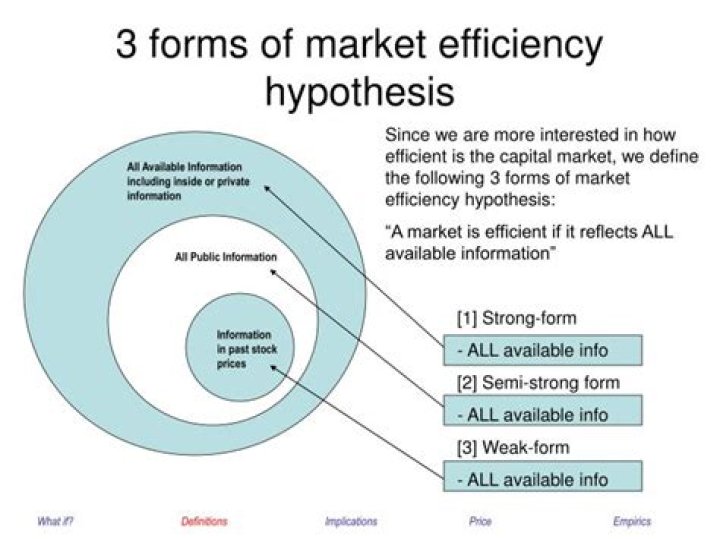 What is the concept of capital market efficiency?