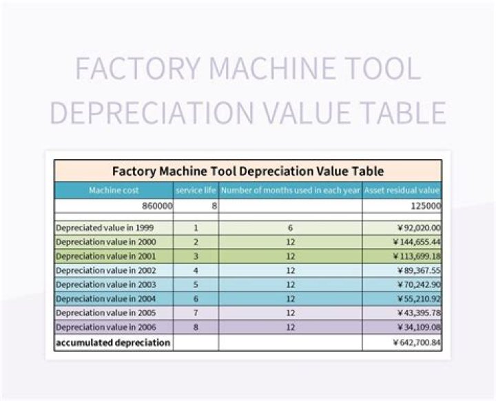 What is the depreciation rate for machinery?