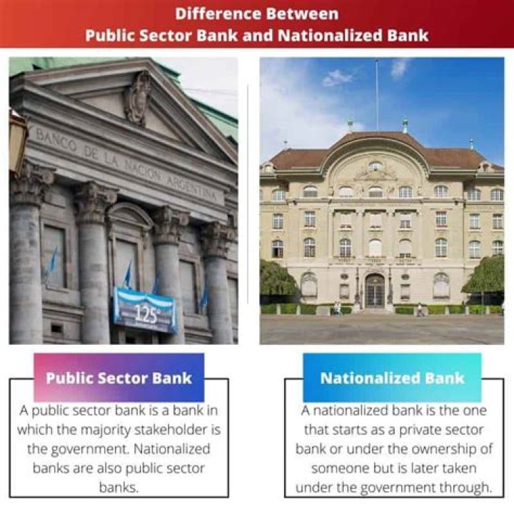 What is the difference between Nationalised and non Nationalised bank?