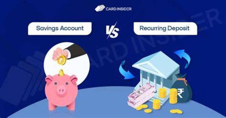 What is the difference between savings and deposit?