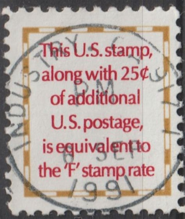 What is the F stamp rate?