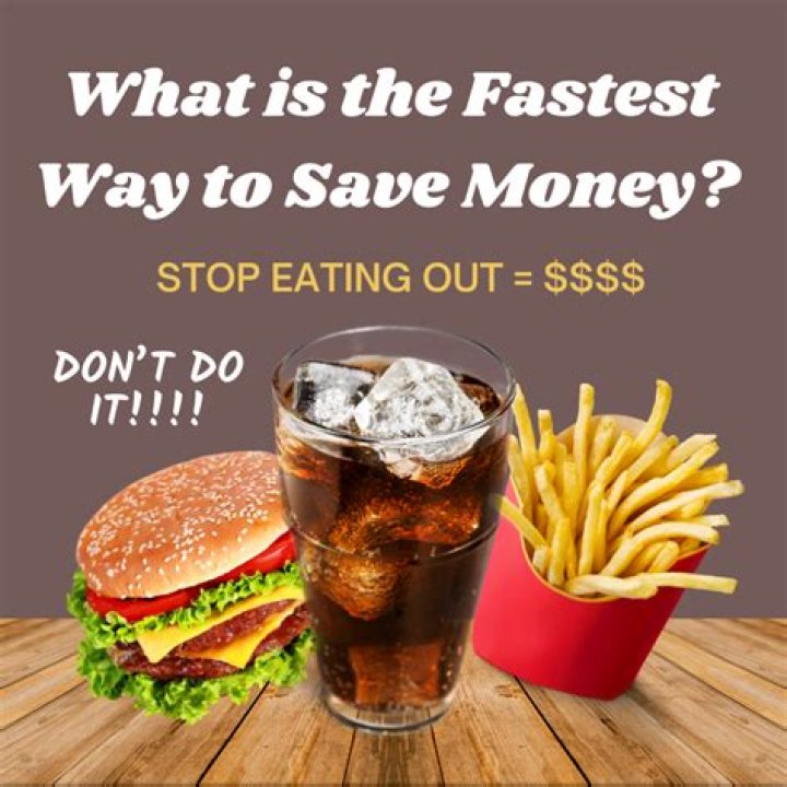 What is the fastest way to save money?