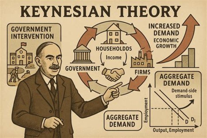 What is the main idea of Keynesian economics?