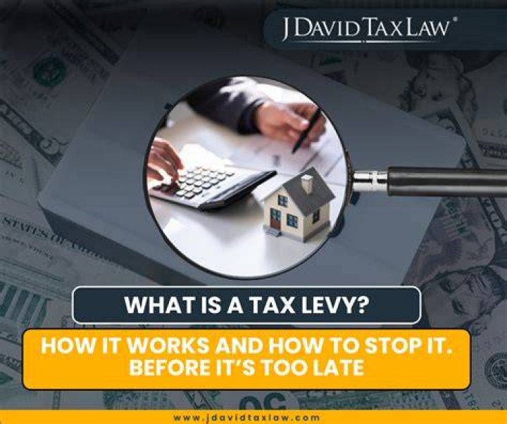 What is the meaning of levy of tax?