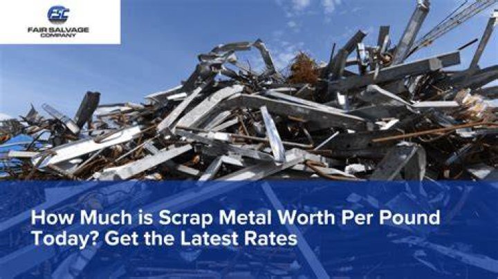 What is the price of scrap steel per pound today?