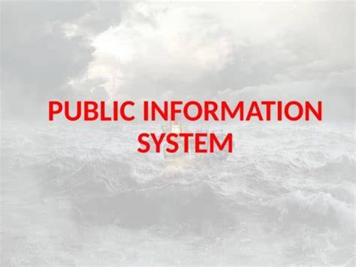 What is the public information system?