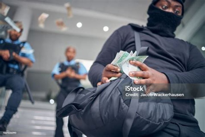 What is the punishment of robbing a bank?