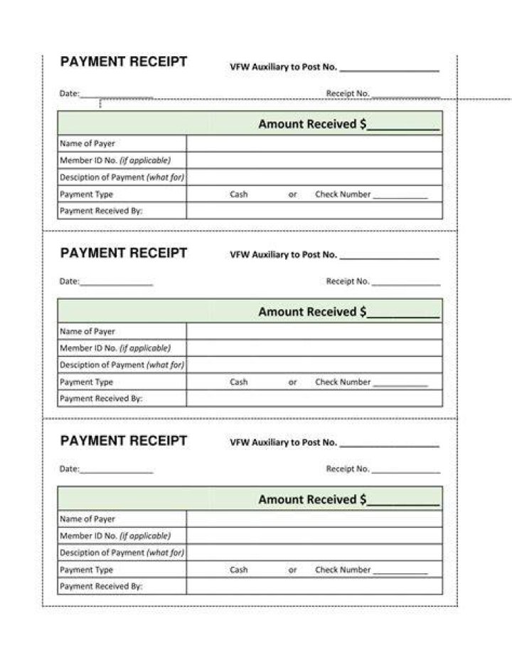 What is the purpose of receipts and payments?