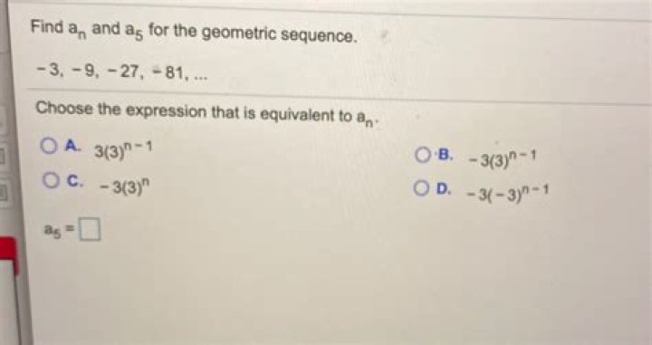 What is the rule that describe the sequence 3 9 27 81?
