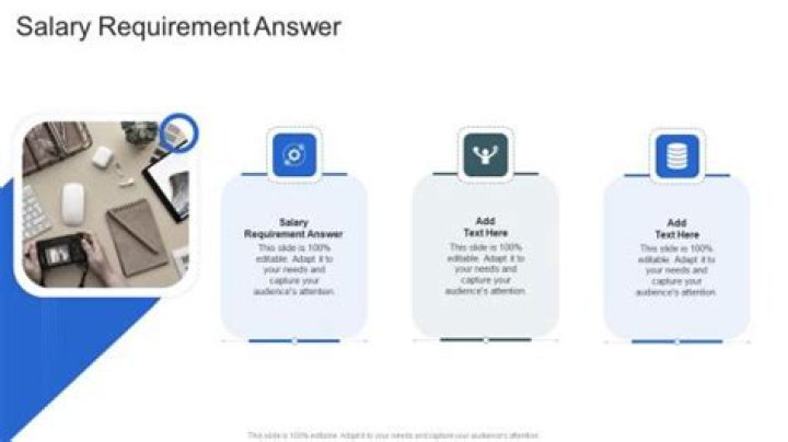 What is your salary requirement answer?