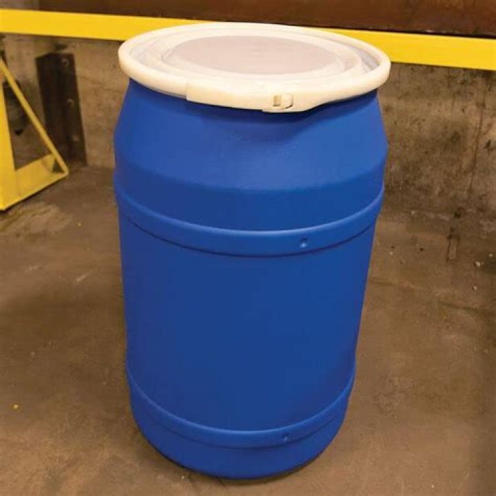 What kind of plastic are 55 gallon drums made out of?