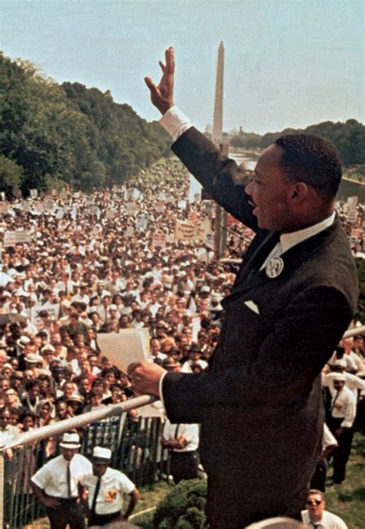 What was the famous speech MLK gave in Washington DC?