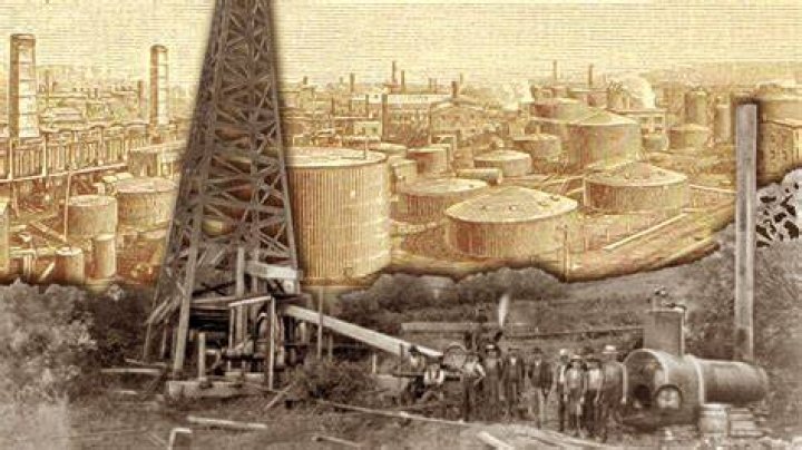 What was the first product of the oil industry?